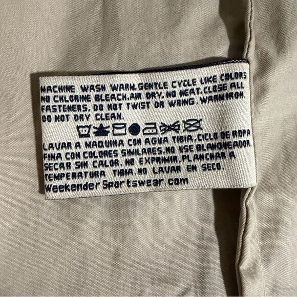 Weekender Convertible Jacket Traveler Adventure Series Khaki/Tan Mens Size Large - Picture 16 of 16